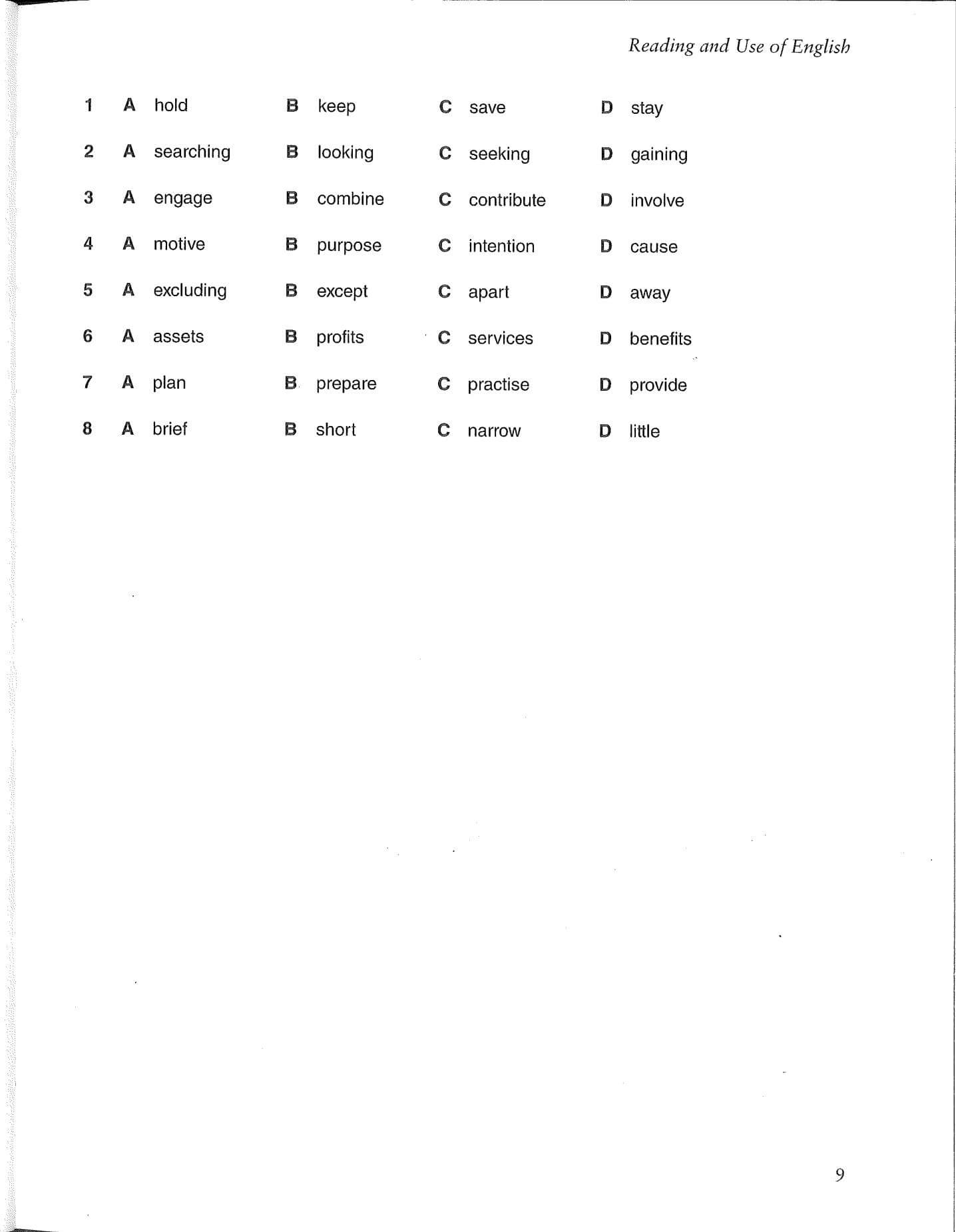 《Cambridge English B2 First 1》剑桥FCE标准版真题 第1级别 - Bukids陪伴计划