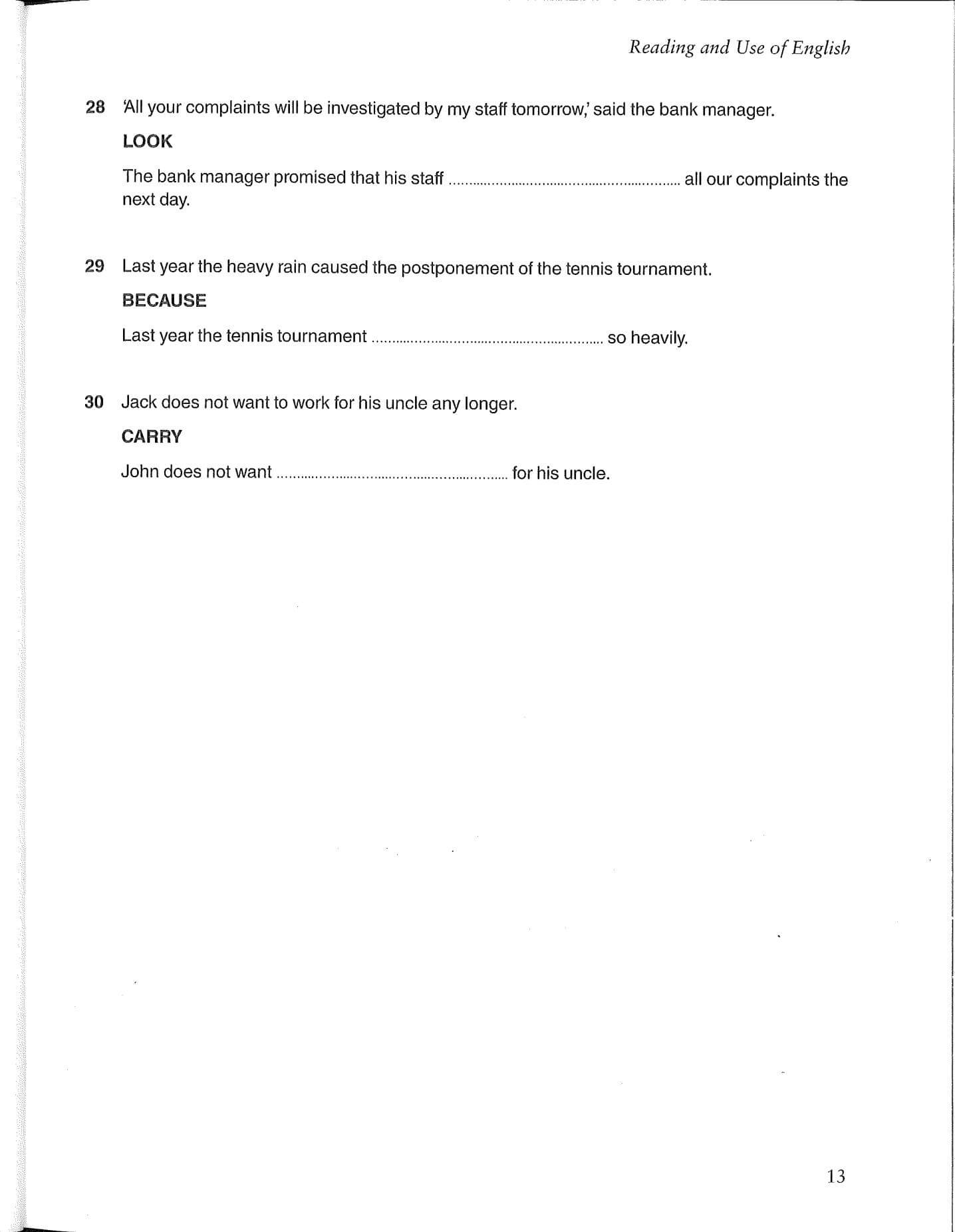 《Cambridge English B2 First 1》剑桥FCE标准版真题 第1级别 - Bukids陪伴计划