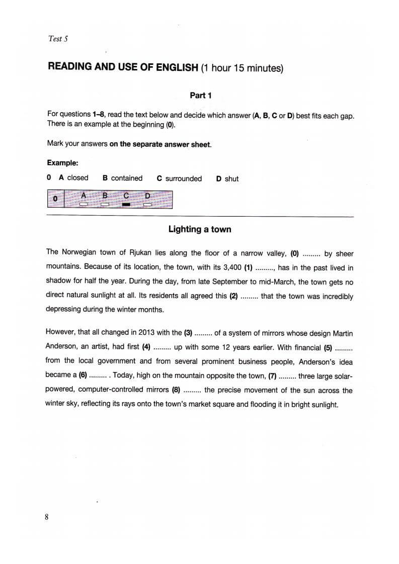 《Cambridge English B2 First 2》剑桥FCE标准版真题 第2级别插图1 《Cambridge English B2 First 2》剑桥FCE标准版真题 第2级别 - Bukids陪伴计划