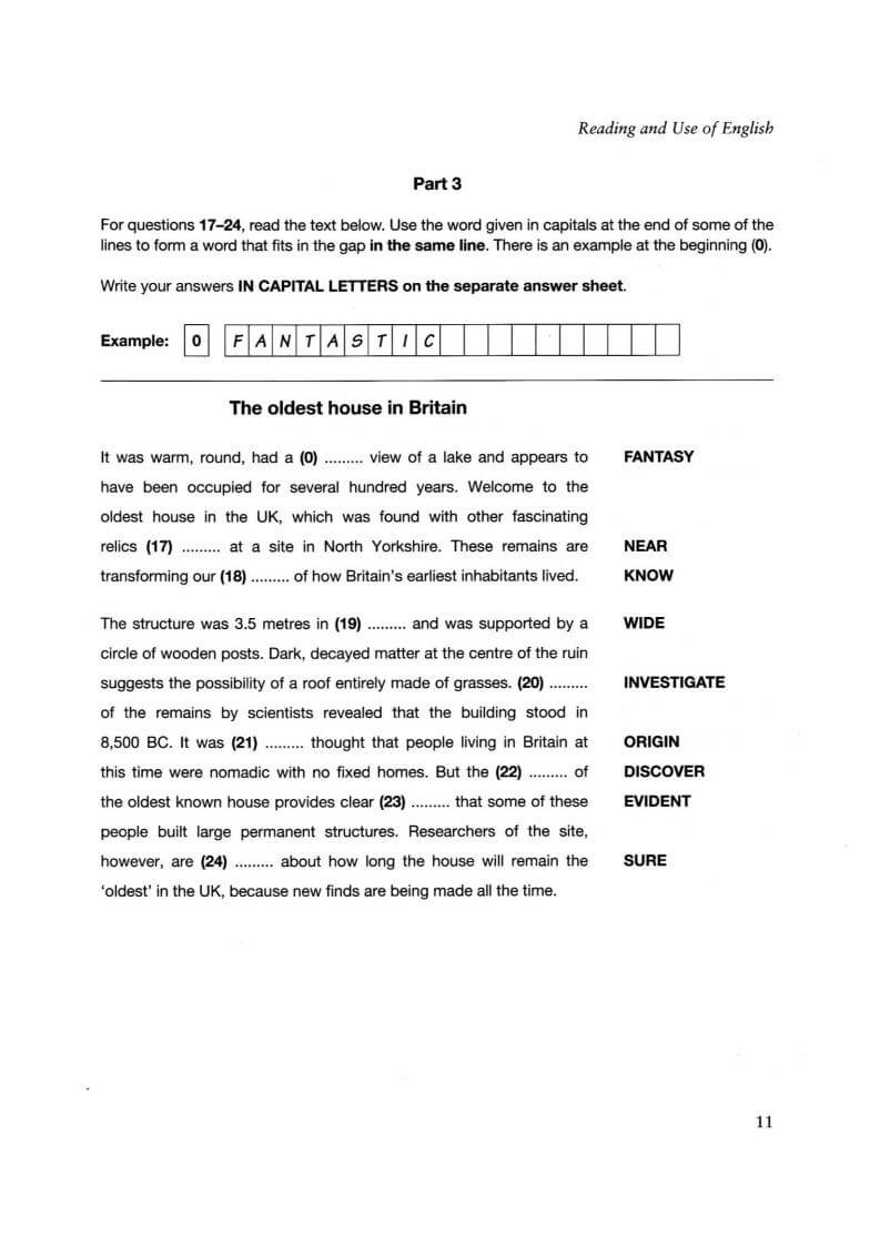 《Cambridge English B2 First 2》剑桥FCE标准版真题 第2级别插图4 《Cambridge English B2 First 2》剑桥FCE标准版真题 第2级别 - Bukids陪伴计划