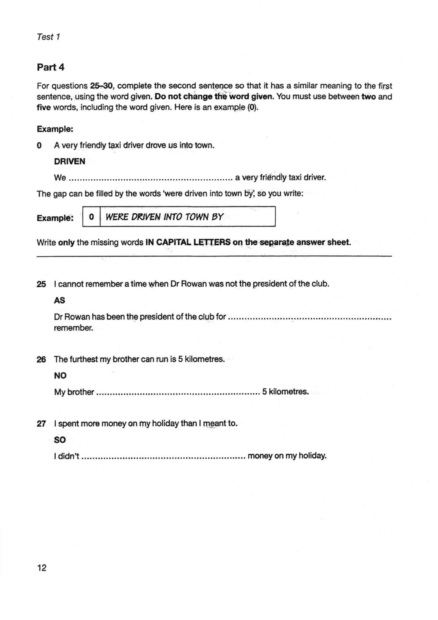 《Cambridge English B2 First 4》剑桥FCE标准版真题 第4级别 - Bukids陪伴计划
