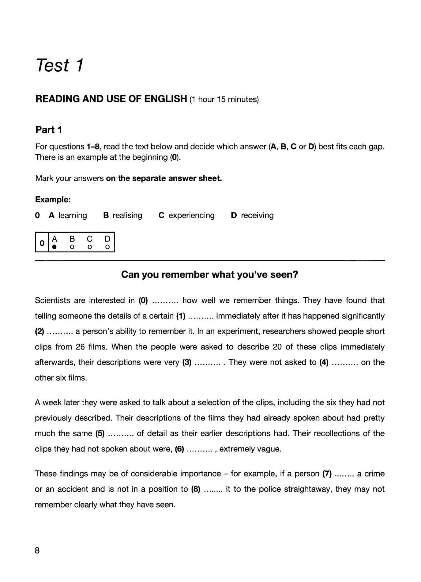 《Cambridge English B2 First 5》剑桥FCE标准版真题 第5级别插图1 《Cambridge English B2 First 5》剑桥FCE标准版真题 第5级别 - Bukids陪伴计划
