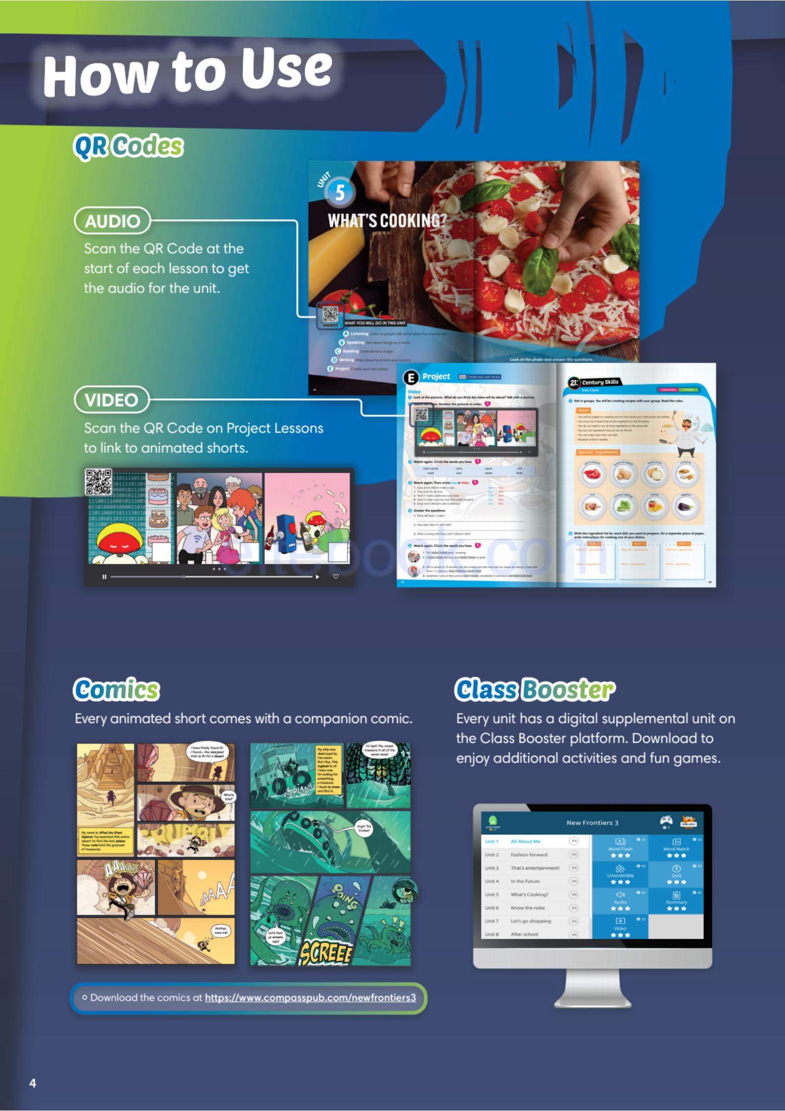 《New Frontiers Level 3 (A2)》Compass New Frontiers 第3级别 - Bukids陪伴计划