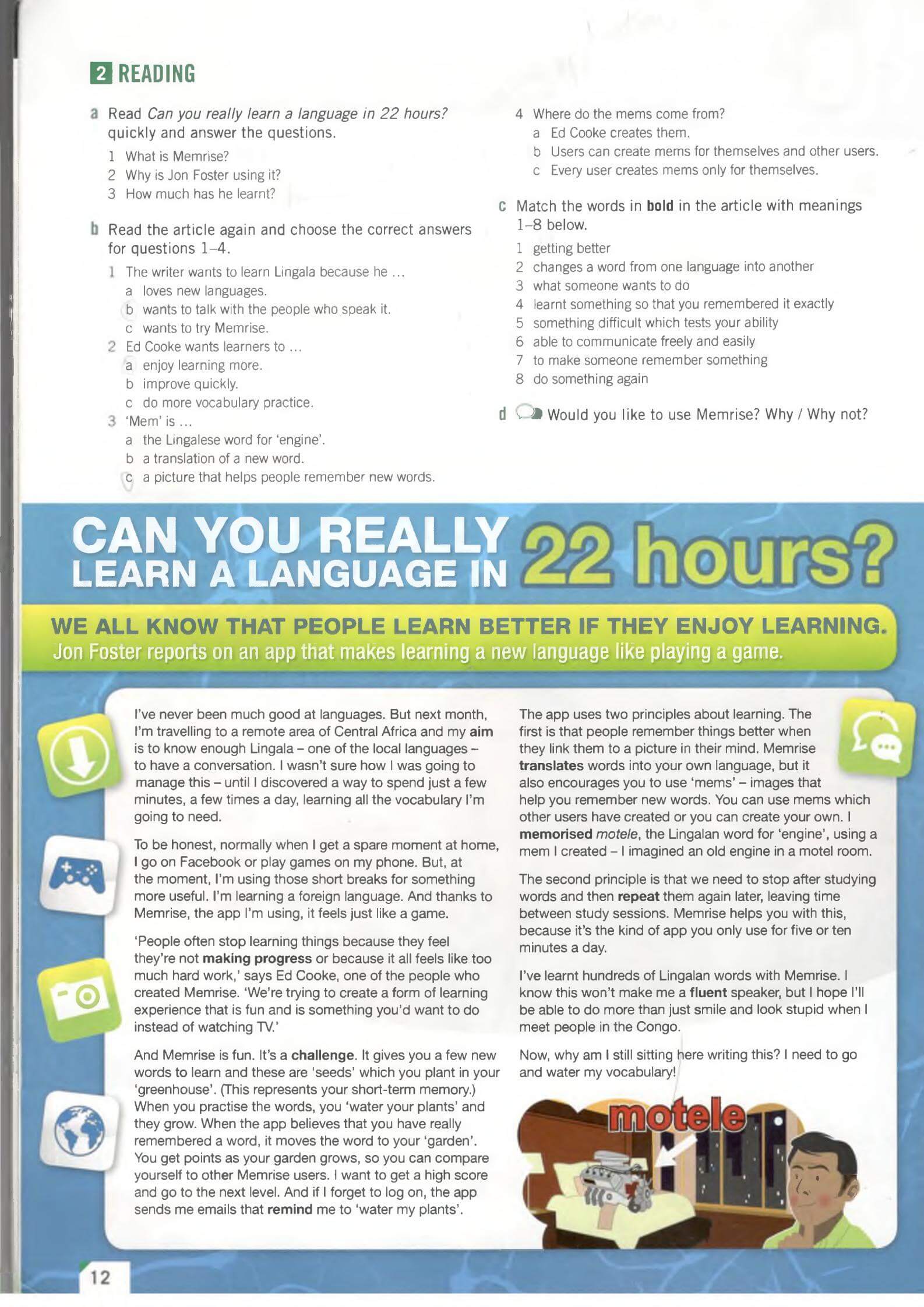 《Empower B1+ Level》剑桥Empower第一版 第4级别插图6 《Empower B1+ Level》剑桥Empower第一版 第4级别 - Bukids陪伴计划