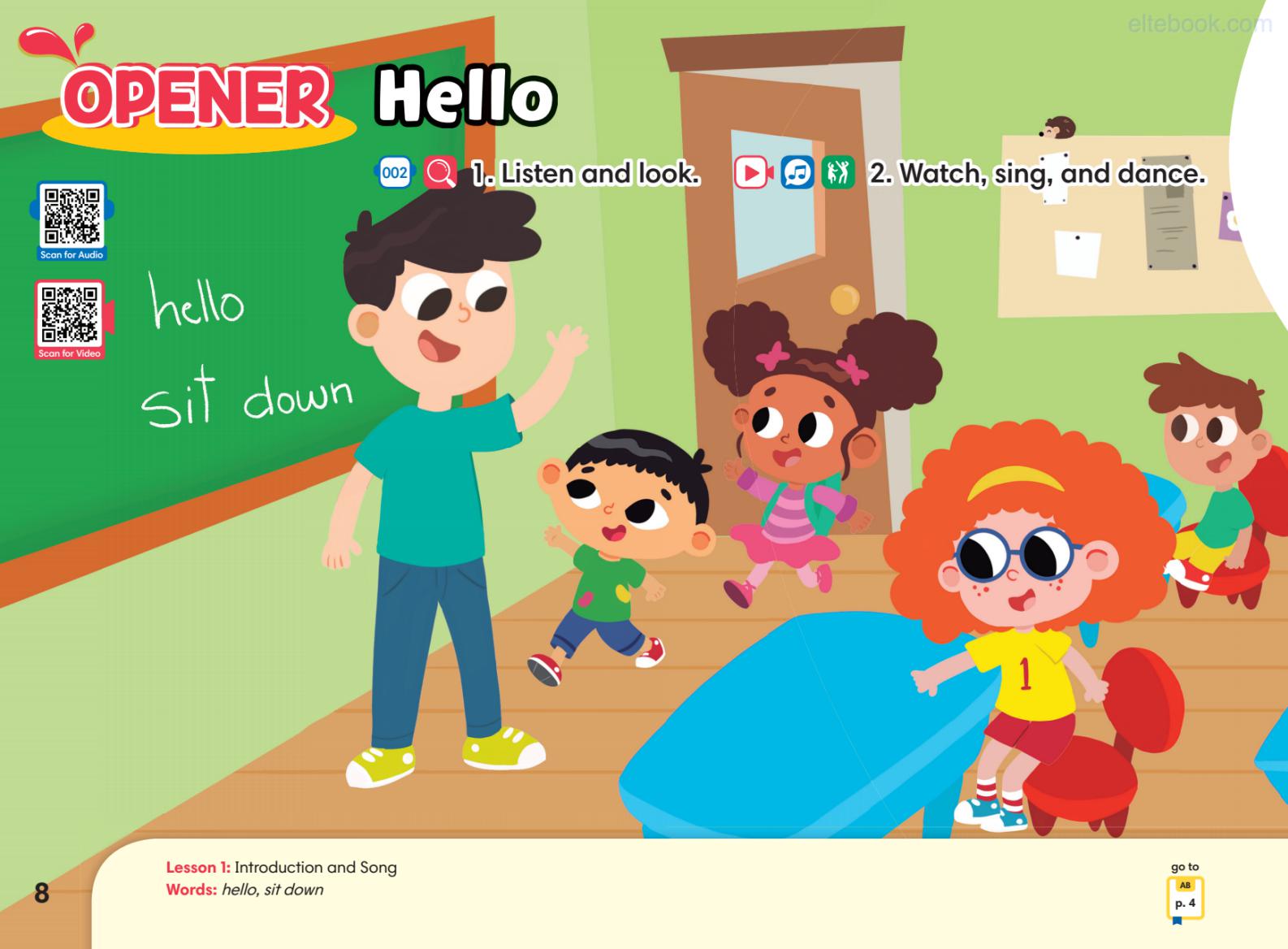 《Splash Kindergarten Coursebook Level 1 (Pre A1)》Compass Splash Kindergarten Coursebook 第1级别 - Bukids陪伴计划