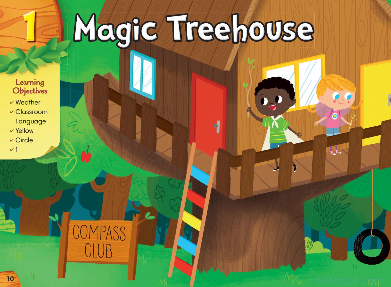 《Club Treehouse Level 1 (Pre A1)》Compass Club Treehouse 第1级别 - Bukids陪伴计划