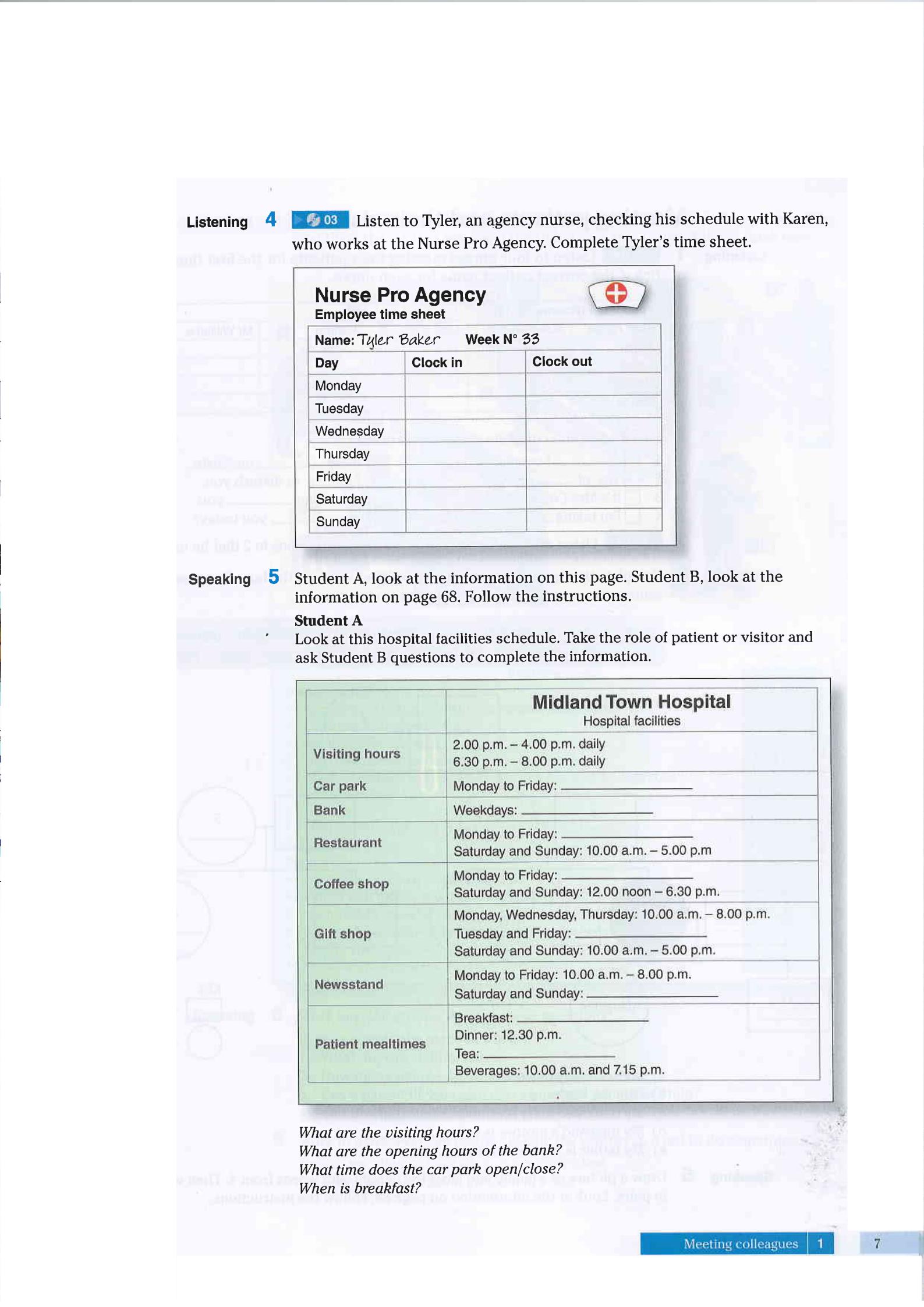 《Vocational English Series English for Nursing》培生Vocational English Series职业英语教材插图4 《Vocational English Series English for Nursing》培生Vocational English Series职业英语教材 - Bukids陪伴计划