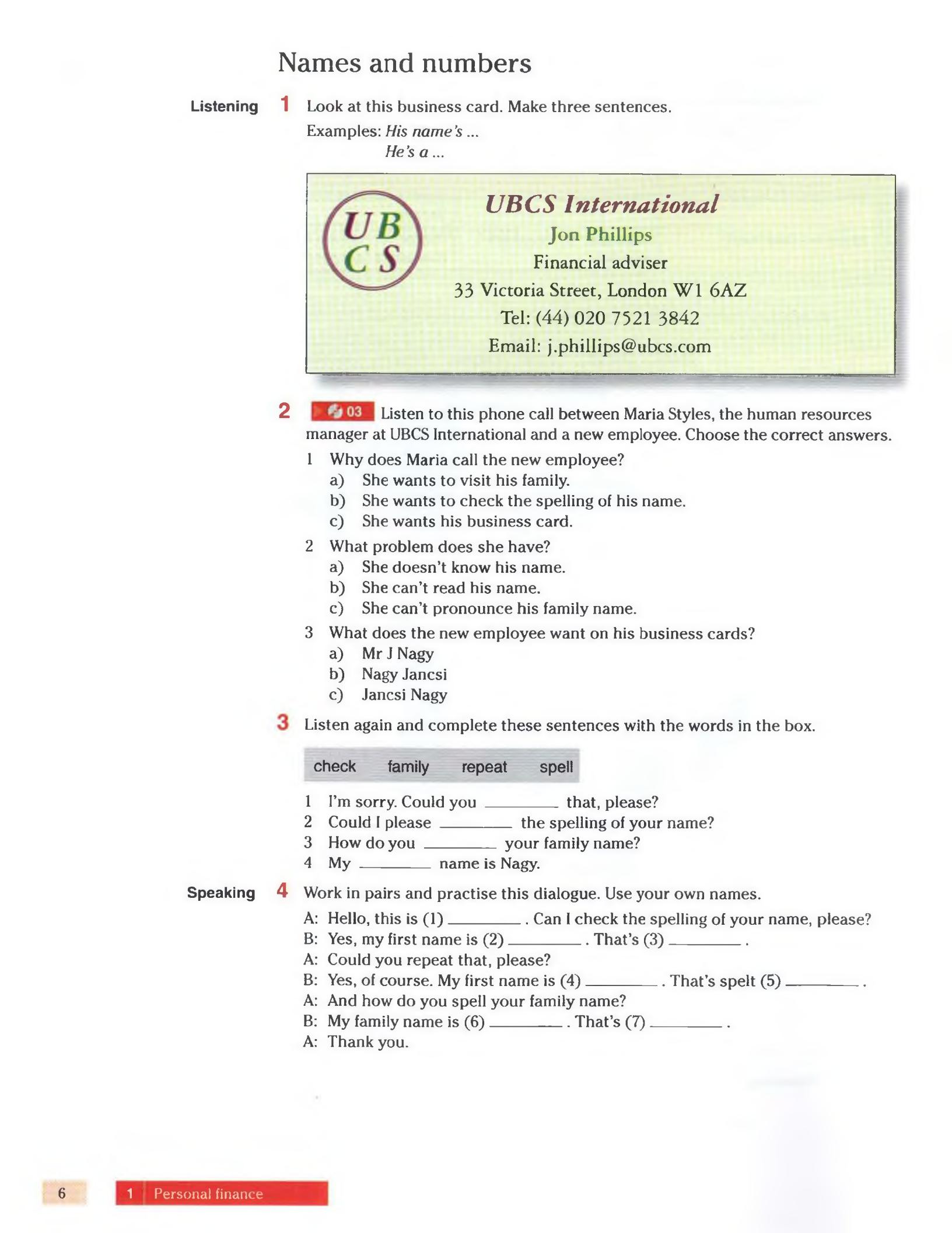 《Vocational English Series English for Banking and Finance》培生Vocational English Series职业英语教材 - Bukids陪伴计划