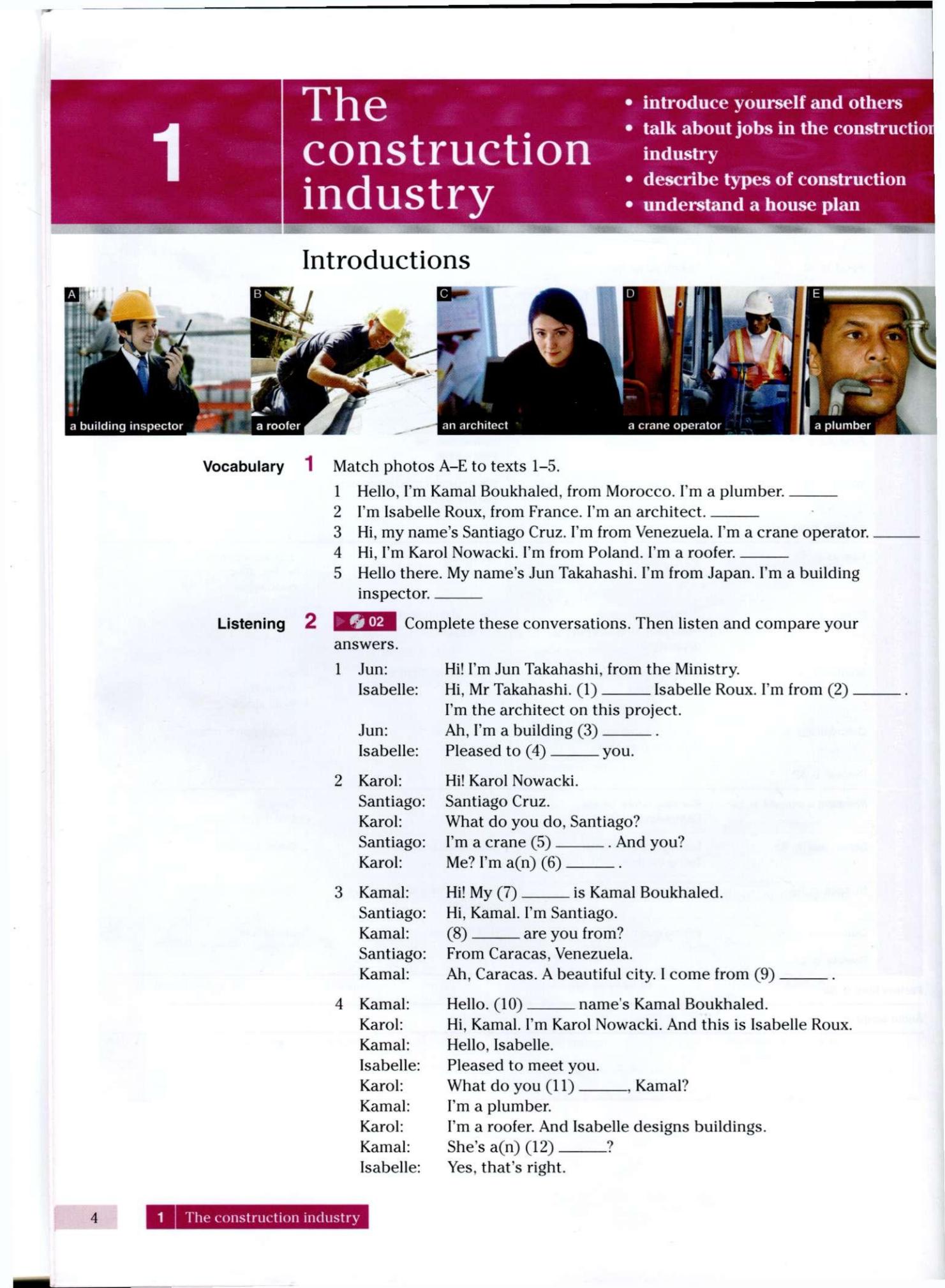 《Vocational English Series English for Construction》培生Vocational English Series职业英语教材插图1 《Vocational English Series English for Construction》培生Vocational English Series职业英语教材 - Bukids陪伴计划