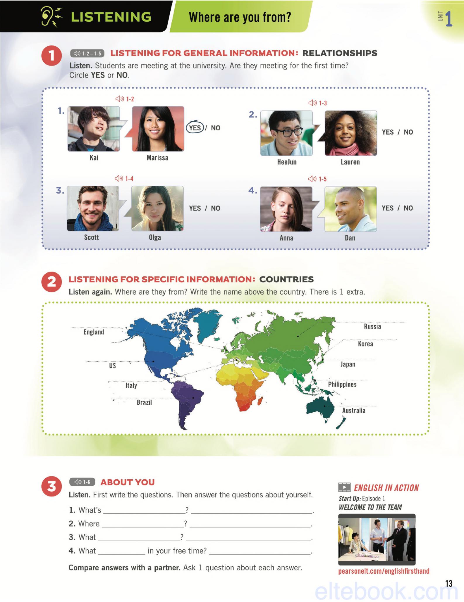 《English Firsthand Fifth Edition Level 1》培生English Firsthand第五版 第1级别 - Bukids陪伴计划