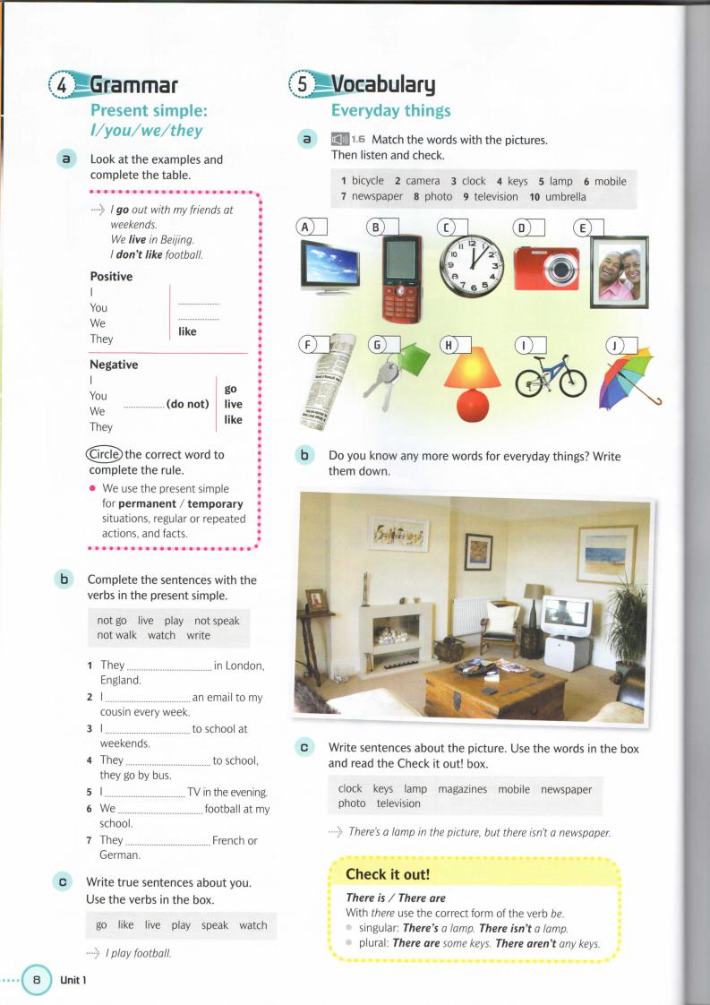 《Interactive Level 1》剑桥Interactive 第1级别插图5 《Interactive Level 1》剑桥Interactive 第1级别 - Bukids陪伴计划