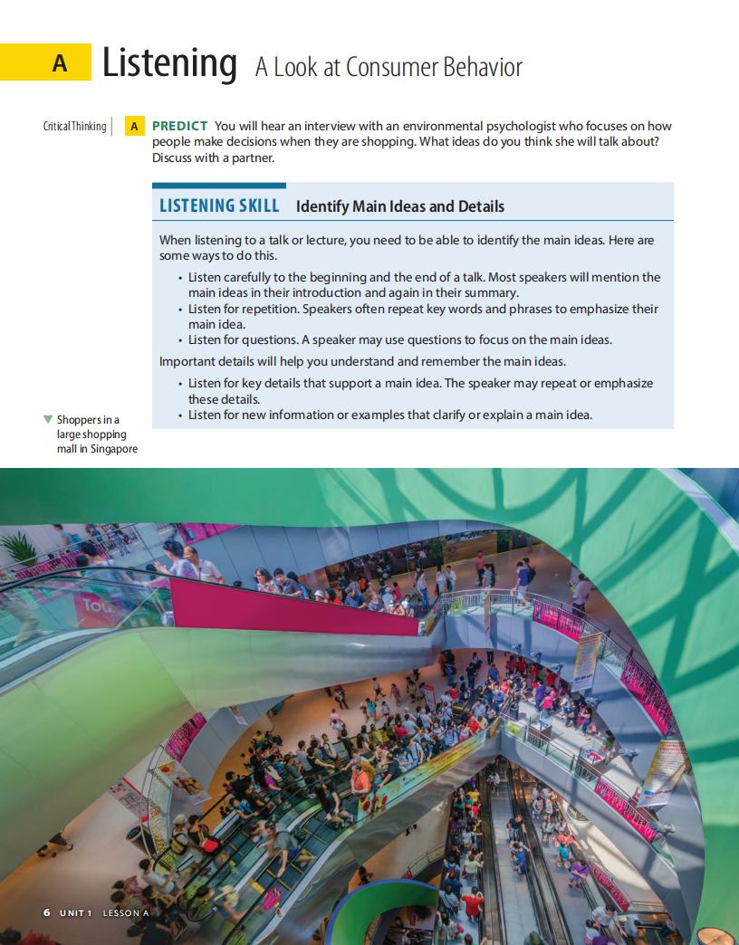 《Pathways Listening Speaking and Critical Thinking Level 3 (B2)》国家地理Pathways 第3级别插图6 《Pathways Listening Speaking and Critical Thinking Level 3 (B2)》国家地理Pathways 第3级别 - Bukids陪伴计划