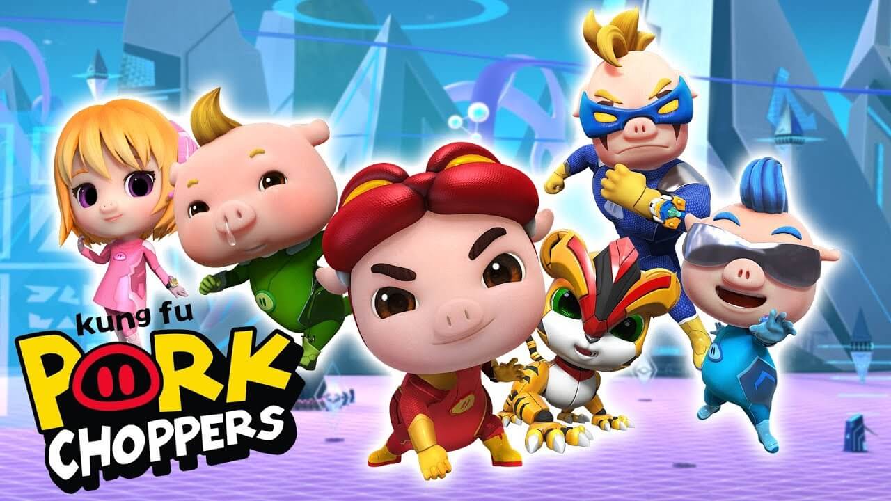 《猪猪侠之超星五灵侠》GG Bond: Kung Fu Pork Choppers英文版 第二季 [全26集]