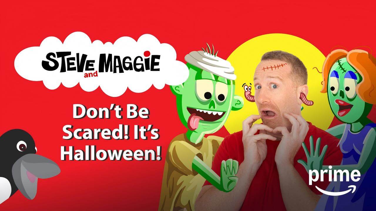 《史蒂夫和麦琪 - 万圣节特辑》Steve and Maggie - Don't Be Scared! It's Halloween!英文版 [2023年]